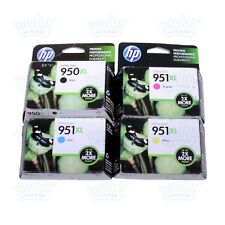 4pk Genuine HP 950XL Black & 951XL 3-Color OfficeJet 8620 8600 8630 (Retail Box) picture