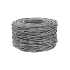 500ft 1000ft CAT5e Bulk Cable Solid Network Wire White Blue Gray Black picture