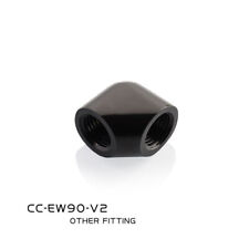 Shyrrik CC-EW90-V2 G1/4 Double Female 90 Degree Connector Extended Elbow Fitting picture