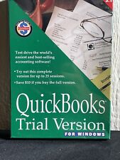 Vintage Microsoft Windows  QuickBooks Version 3.1 Trial Version Sealed New picture