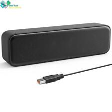 [upgraded] USB Computer /laptop Speaker with Stereo Sound & Enhanced Bass, picture
