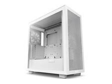 NZXT H7 Flow White - Mid-Tower Airflow PC Gaming Case - Tempered Glass - Enhance picture