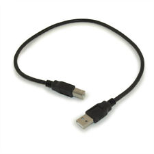 1.5ft USB 2.0 Certified 480Mbps Type A Male to B Male Cable  BLACK picture