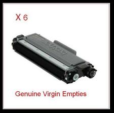6 x BROTHER TN - 660 - 630 Virgin Genuine - EMPTY - Toner Cartridges   picture