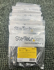10 Pack StarTech.com N6PATCH10BK Cat 6 Snagless Ethernet Cable 10’ (#88) picture