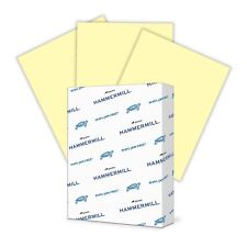 Hammermill Recycled Colored Paper 20lb 8-1/2 x 11 Canary 500 Sheets/Ream 103341 picture