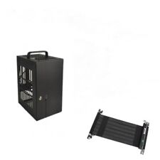 Mini-ITX PC Case Chassis Tower Small Form Factor Black Gaming With Riser Cable picture