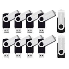 Kootion 10pcs 2GB USB 2.0 Flash Drive Metal Swivel Style Memory Stick Jump Drive picture