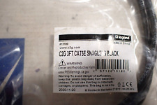 New Legrand C2G 15180 3FT CAT5E Snagless Black Unshielded Ethernet Patch Cable picture