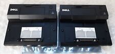 Pair of Dell K07A E-Port Docking Station w/ VGA and DVI Cables + AC Adapter picture