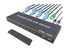 KVM Switch HDMI 8 Port - HDMI Switch with Remote- USB Switch Selector for 8 C... picture
