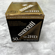 Set of 12 NEW Maxell MF2-HD Floppy Discs 3-1/2