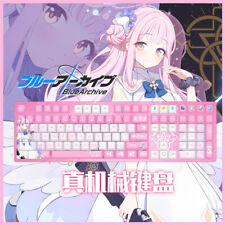 Anime Blue Archive Misono Mika Mechanical Keyboard Cartoon PBT Cross Axis Keycap picture