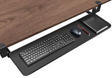 36'' Extra Large Keyboard Tray, No Screw Long Adjustable Height Long Under De... picture
