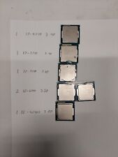 mix lot of (6) i7 i5 cpus picture