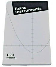 TI-83 Graphing Calculator Manual Guidebook 1996 Texas Instruments picture