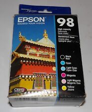 Genuine Epson 98 Ink Cartridges - 6 Pack Black & Color Cyan/Yellow/Magenta 2021 picture