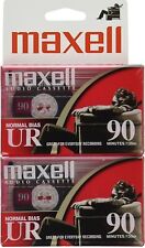 Maxell UR-90 Blank Audio Recording Cassette Tapes (2 Pack) 90 Min Normal Bias picture