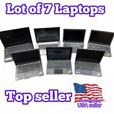 Lot of 7 Lenovo ThinkPad laptops  NO HD/AC For Parts AS/IS Technician Special picture