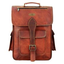 16 Inch Genuine Leather Backpack for Women and Mens Leather backpack Office Bag picture