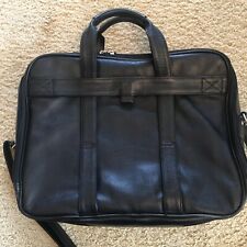 Fellowes Expandable Leather Computer Case Briefcase Travel Bag picture