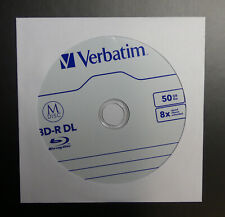 Single Verbatim Bluray BD-R DL 50GB Lifetime Archival M-Disc + Sleeve picture