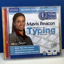 Mavis Beacon Teaches Typing Version 18 CD-ROM Windows MAC Windows 11 Broderbund picture