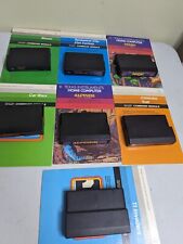 UNTESTED** Texas Instruments Home Computer Game Cartridges W/ Manuals Lot Of 7 picture