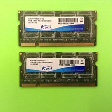 Set of (2) A Data ADOVF1A083F2G 1GB (2GB Total) PC2 6400S Random Access Memory picture
