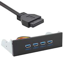 USB 3.0 HUB 4 Ports HUB Front Panel to Motherboard 20Pin 19Pin Header Connect... picture