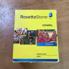 Rosetta Stone Español Totale Spanish (SPAIN) Level 1 - with Headphones  & 7 CDs picture