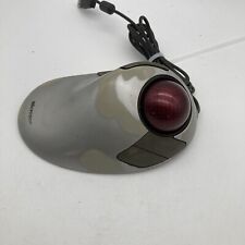 Microsoft Trackball Explorer 1.0 (X08-70390) Red Marble Optical USB Mouse TESTED picture