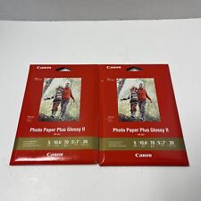 New Canon Plus Glossy II PP-301 Inkjet Print Photo Paper 5x7 Bundle 40 Sheets  picture