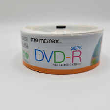 Memorex DVD-R 16X/4.7Go/120 Minute 30PK Sealed Taiwan picture