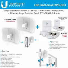 LiteBeam ac Gen 2 LBE-5AC-Gen2 5GHz Airmax 2X2 MIMO 23dBi 450+ Mbps CPE (2-Pac picture