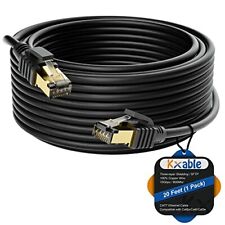 Cat 7 Ethernet Cable 25 Feet Long High Speed Internet Cord CAT7 RJ45 LAN Netw... picture