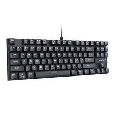 Aukey 87Key TKL Mechanical Gaming Keyboard Blue Switches Compact KM-G9 picture