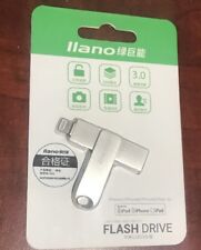 llano 2-in-1 64G Apple MFI Certified Flash Drive, iOS U Disk, Lightning USB 3.0 picture