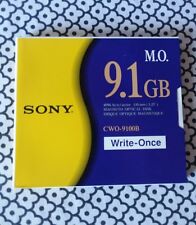 SONY CWO-9100B Magneto Optical Disk M.O. 9.1 GB WRITE-ONCE OPENED NEVER USED picture