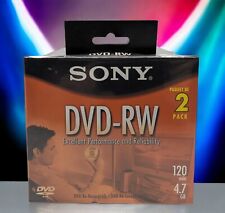 Sony DVD-RW 2 Pack Discs 120 min Re-Recordable 4.7 GB picture