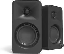 Kanto ORAMB 100W Powered Reference Bluetooth Desktop Speakers - Black (Pair) picture