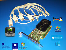 HP Workstations Z210 z240t z400 z420 z800 z820 2GB Quad HDMI Video Card W/Cables picture