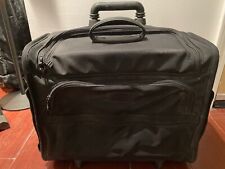 Tumi 2wheeled Alpha Compact Briefcase Case Trolley 26124dh Black Nylon Weekend/T picture