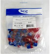 Icc IC107F6CBL Module, Cat 6, Hd, 25pk, Blue picture