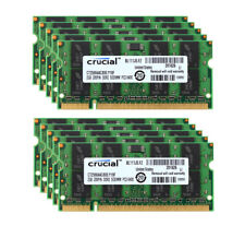Crucial 10x 2GB 2RX8 PC2-6400S DDR2 800Mhz 200Pin SODIMM RAM Laptop Memory ##*- picture