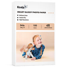 Lot 100-300 Sheet Koala 54lb Photo Paper 4x6 Glossy 200g Inkjet Printer HP Epson picture