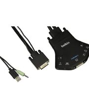 Open Box Belkin Secure Flip 2-Port DVI-D Single-Link KVM with Audio F1DN102F-3 picture