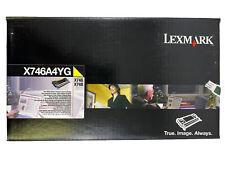 New Lexmark X746A4YG Yellow Toner Cartridge X746, X748 picture