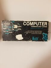RARE VINTAGE 1981 VIS-ED COMPUTER TERMINOLOGY CARDS picture