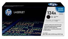 Genuine HP LaserJet 124A Q6000A Black Toner Cartridge  picture